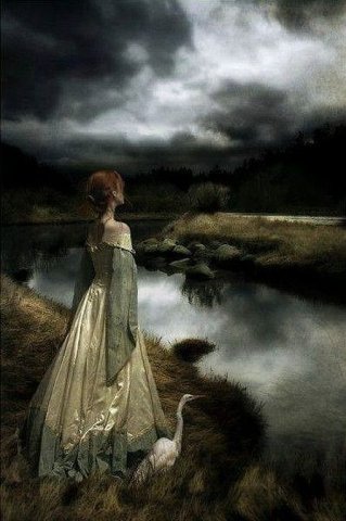 Whispers on the Wind, 1911. Edward Robert Hughes (English, 1851-1914).