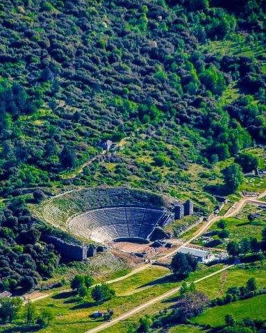 Αncient Theatre of Dodona, Epirus, Greece.