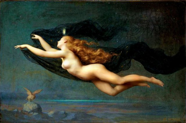 La Nuit (The Night), c. 1887. Auguste Raynaud (French 1854-1937).
