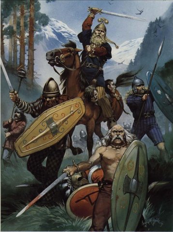 Celtic Warriors. Angus McBride (English, 1931-2007).