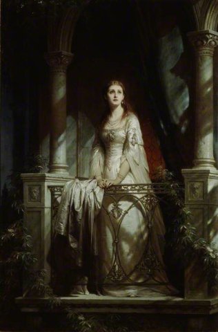 Juliet - Thomas Francis Dicksee, 1877. (Sunderland Museum and Winter Gardens)