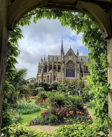 Arundel Castle Gardens, England.