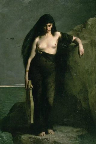 Sappho
1. Auguste Charles Mengin (1877)
2. Charles Amable Lenoir (1896)
3. Margaritis Georgios, Sappho Praying to Aphrodite, (1843)
4. Antoine-Jean Gros (1801)
@GreekLeague