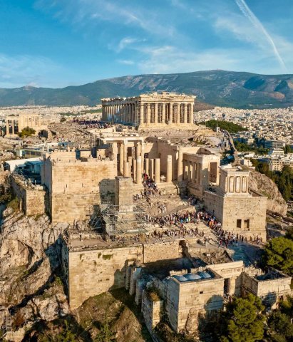 Acropolis of Athens, Greece.