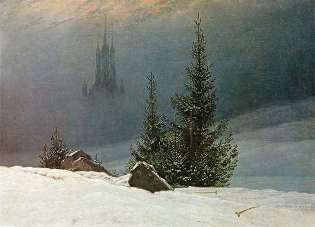 Winter Landscape (1811). Caspar David Friedrich (German, 1774-1840).