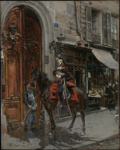 The Dispatch-Bearer - Giovanni Boldini, c. 1879.