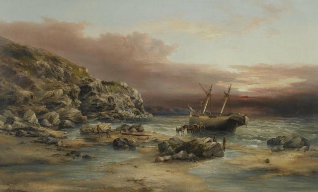 After the Storm - Henry Redmore(British), 1878.