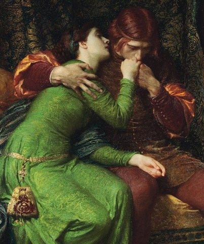 Paolo and Francesca. Sir Frank Bernard Dicksee (English, 1853-1928).