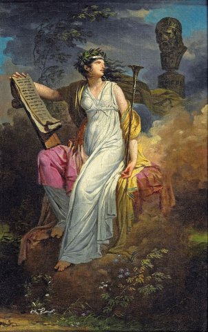 Calliope, Muse of Epic Poetry (c. 1789). Charles Meynier (French, c. 1763-1832).