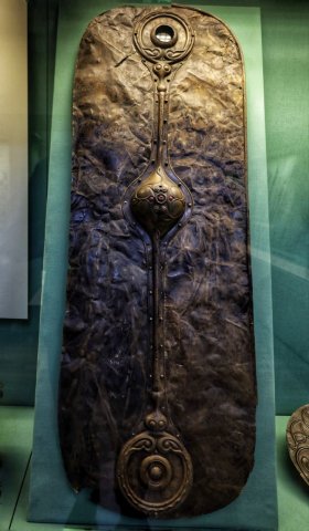 The Witham Bronze Shield, circa 400 to 300 BCE, River Witham, near Lincoln, The British Museum, London