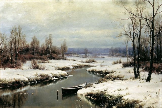 The Beginning of Winter (1904). Welz Ivan Avgustovich (Russian, 1866-1926).