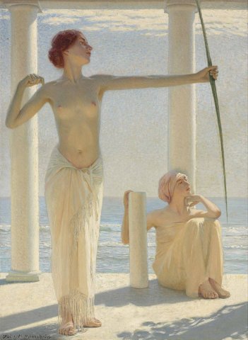 The Archer (c. 1900). Max Nonnenbruch (German, 1857-1922).