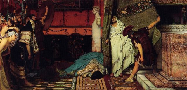 A Roman Emperor Claudius, 1871. Lawrence Alma-Tadema (Dutch, 1836-1912).