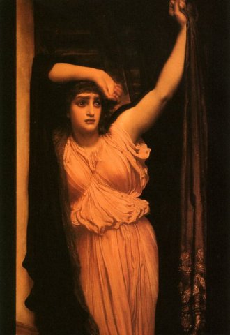 Last Watch of Hero (1880). Frederic Leighton (English, 1830-1896).