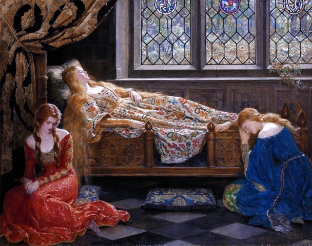 The Sleeping Beauty (1921).
John Collier (British, 1850-1934).