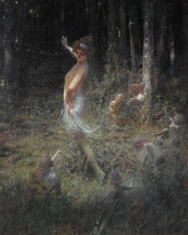Fées Danse (Fairies Dancing). Georges Picard (French, 1857-1946).