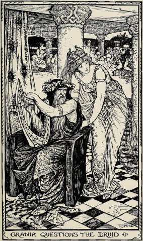 Illustration from The Book of Romance by Andrew Lang (Scottish, 1844-1912), 1902.