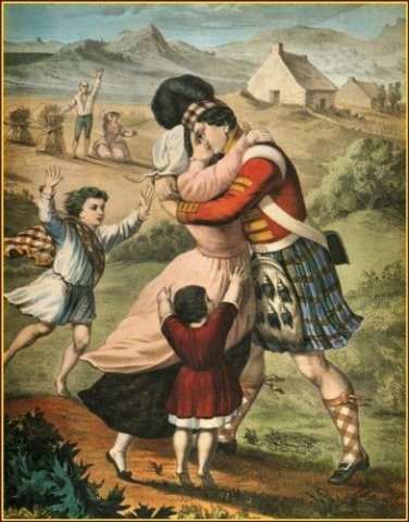 Currier & Ives: The Highlander's Return