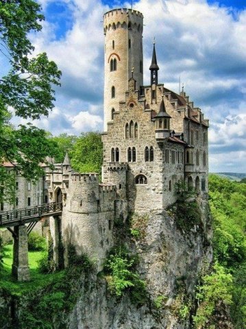 Lichtenstein Castle, Germany.