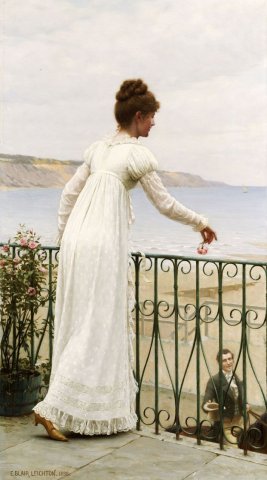 A Favour, 1898. Edmund Blair Leighton (English, 1852-1922).