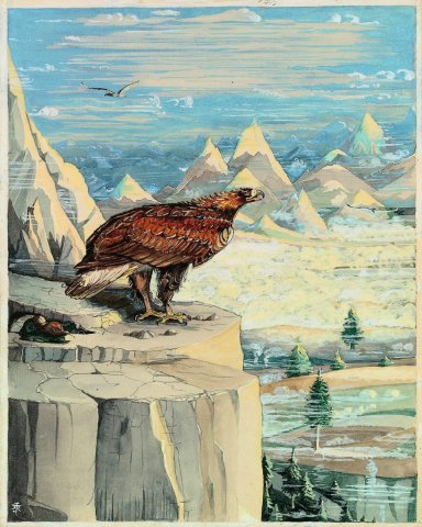 The Hobbit illustrations by J.R.R. Tolkien.