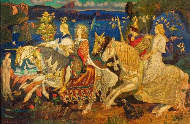 “The Riders of the Sidhe” by John Duncan