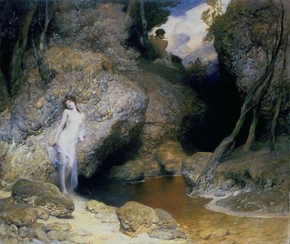 The Music of the Faun (1910). Ferdinand Keller (German, 1842-1922).