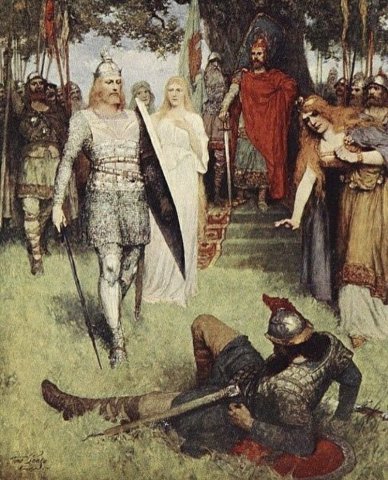 He Was Compelled To Yield. Ferdinand Leeke (German, 1859-1937).