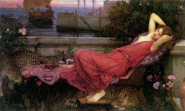 Ariadne, 1898. John William Waterhouse (English, 1849-1917).