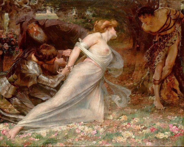 A Royal Princess. Archibald Wakley (English, 1873-1906).