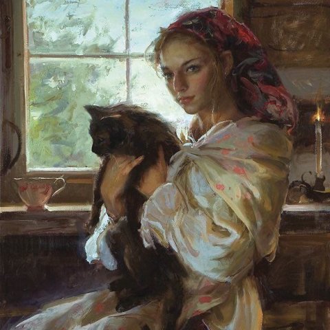 Female Figures. Daniel F. Gerhartz (Contemporary American artist, b. 1965).