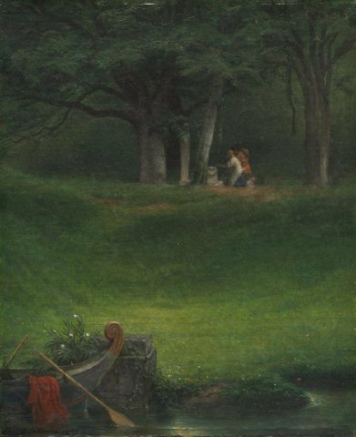 Offering to the God Pan, 1855. Paul Delaroche (French, 1797-1856).