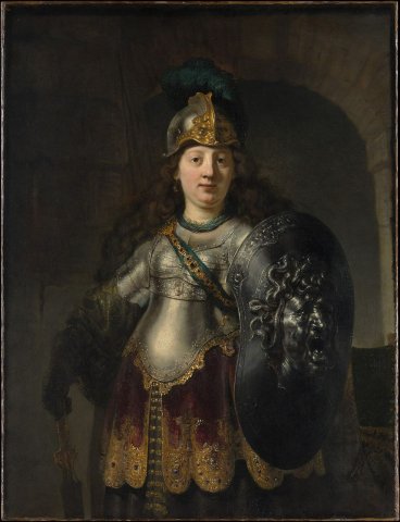 Bellona (1633). Rembrandt van Rijn (Dutch, 1606-1669).