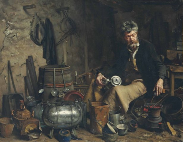 The Tinker (1908). Jean-Eugène Buland (French, 1852-1926).