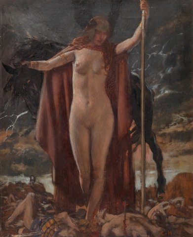 Karl Ludwig Hassmann, 1869-1933, Valkyre