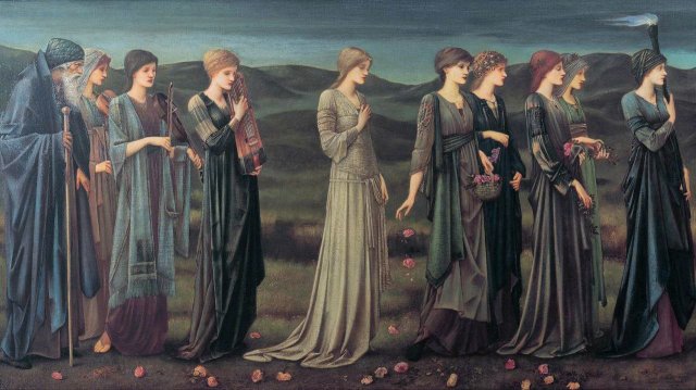 Psyche's Wedding (1895). Edward Burne-Jones (British, 1833-1898).