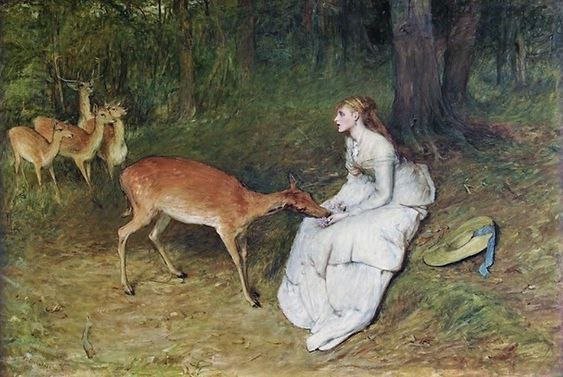 The Forest Pet (1871). William Quileer Orchardson (Scottish, 1832-1910).
