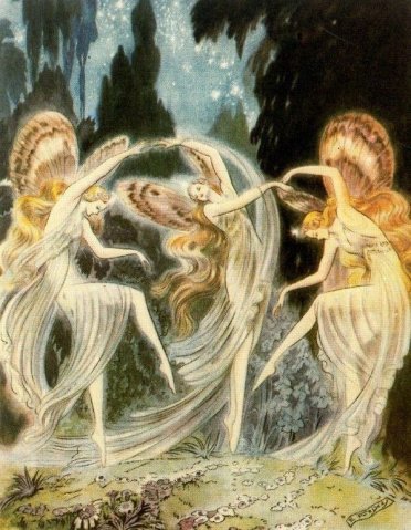 Midsummer Fairies (c. 1945). Emilio Freixas (Spanish, 1899-1976).