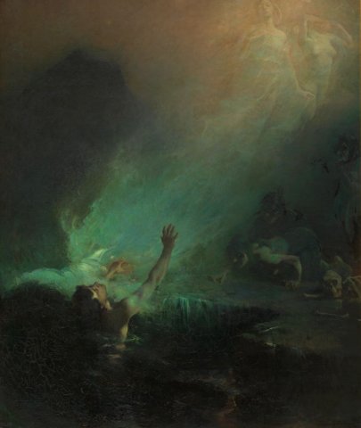 The Sirens (1892). John Longstaff (Australian, 1861-1941).