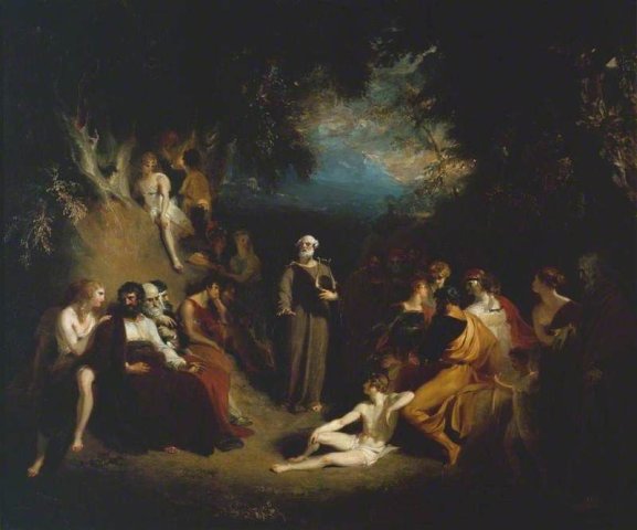 Homer Reciting His Poems (1790). Thomas Lawrence (English, 1769-1830).