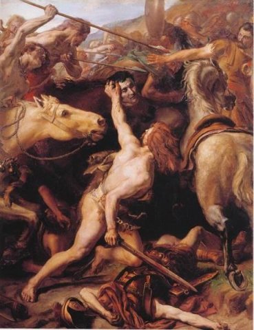 Battle of Lake Trasimene (1882). Joseph-Noël Sylvestre (French, 18471926).