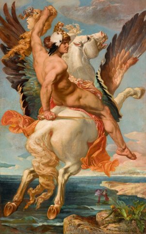 Perseus, 1869. Joseph Blanc (French, 1846-1904).