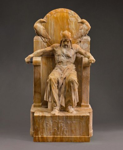 The Sleeping Wotan (1900). Rudolf Maison (German, 1854-1904).