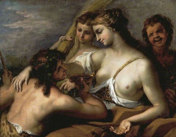 Bacchus and Ceres (c. 1710). Sebastiano Ricci (Italian, 1659-1734).