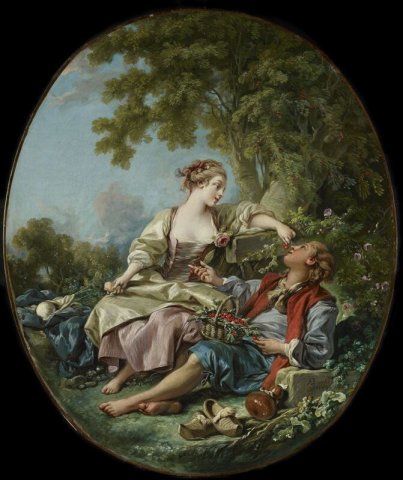 The Wooden Shoes (Les Sabots) (1768). François Boucher (French, 1703-1770).