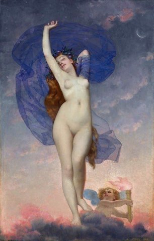 L’aurore (1868). Adolphe-Alexandre Lesrel (French, 1839-1929).