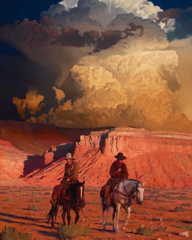 The Vermillion Trail (2020). Mark Maggiori (Contemporary French-American Artist).
