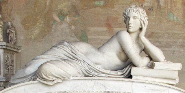 Urània, the Muse of Astronomy (1867). Giovanni Dupré (Italian, 1817-1882).