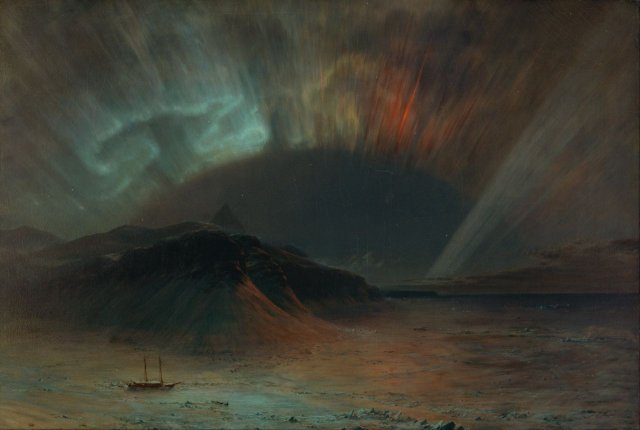 Aurora Borealis, 1865. Frederic Edwin Church (American, 1826-1900).