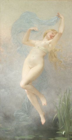 L'Aurore (c. 1884). Jules-Joseph Lefebvre (French, 1834-1912).